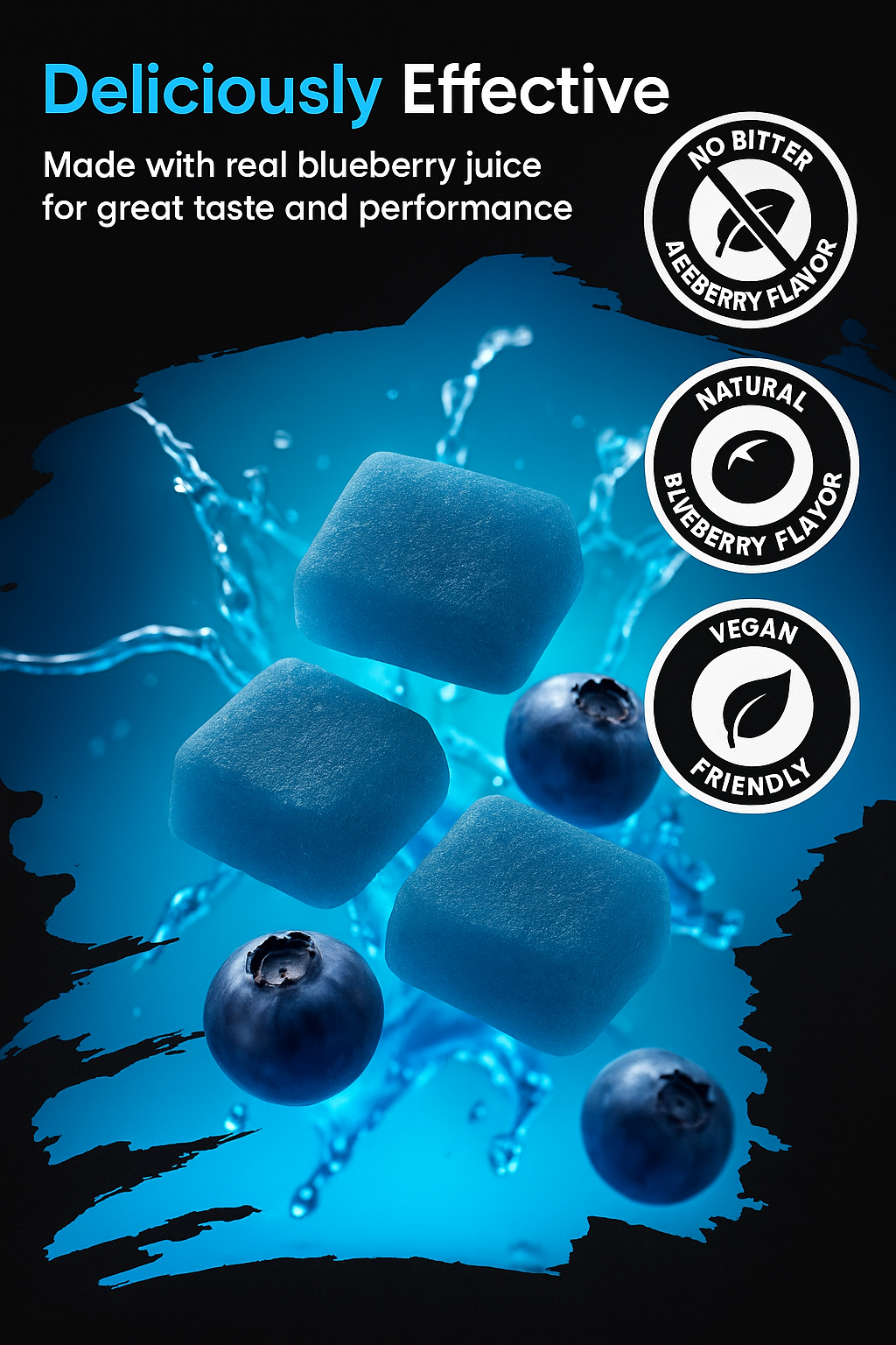 Creatine Gummies -Blueberry(30 Day Supply) £7.99