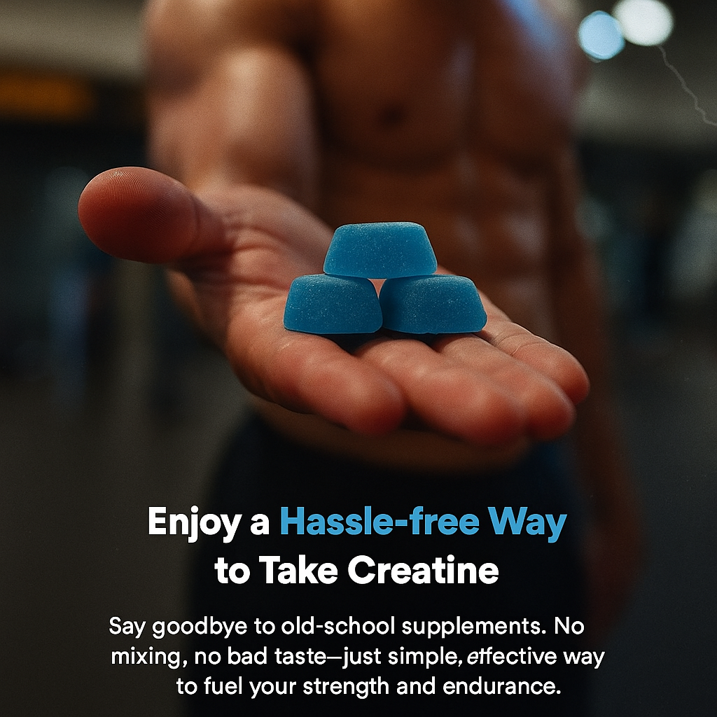 Creatine Gummies -Blueberry(30 Day Supply) £7.99